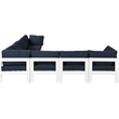 Meridian Furniture Nizuc Navy Outdoor Patio Modular Sectional