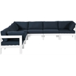 Meridian Furniture Nizuc Navy Outdoor Patio Modular Sectional