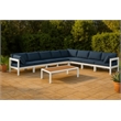 Meridian Furniture Nizuc Navy Outdoor Patio Modular Sectional
