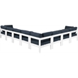 Meridian Furniture Nizuc Navy Outdoor Patio Modular Sectional