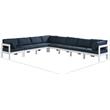 Meridian Furniture Nizuc Navy Outdoor Patio Modular Sectional