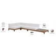 Meridian Furniture Rio Off White Water Resisting Fabric Modular Sectional
