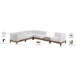 Meridian Furniture Rio Off White Water Resisting Fabric Modular Sectional