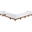 Meridian Furniture Rio Off White Water Resisting Fabric Modular Sectional