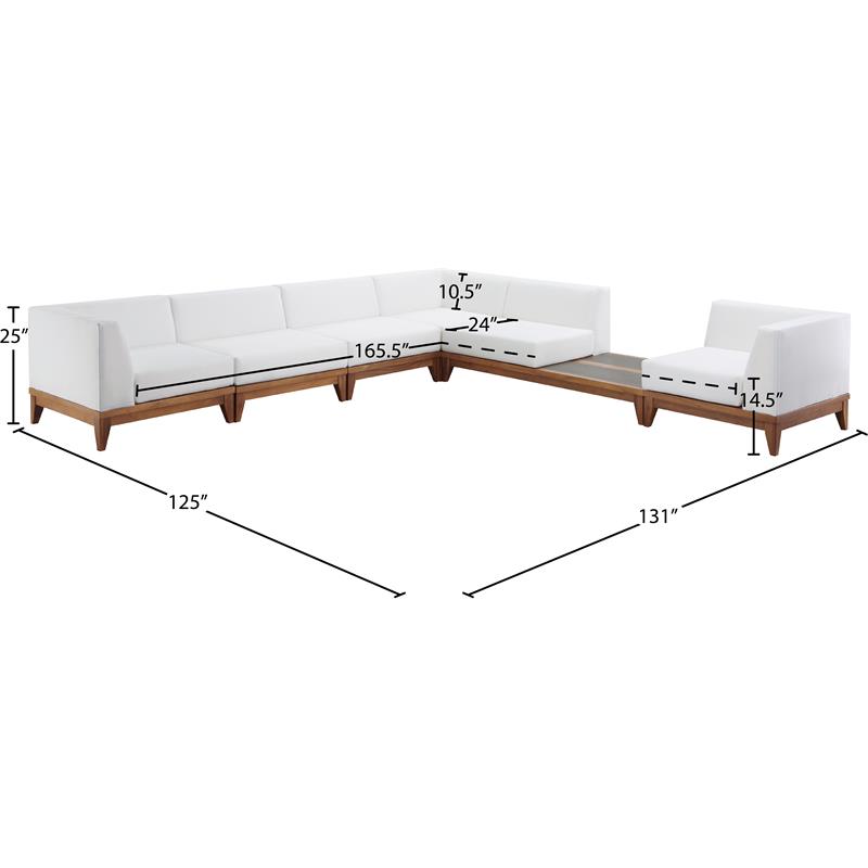Meridian Furniture Rio Outdoor End Table Meridian Furniture Rio Outdoor End Table