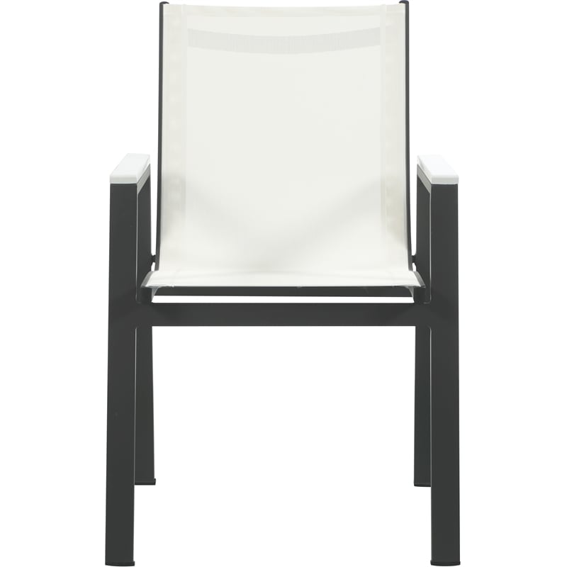 Meridian Furniture Nizuc Off White Outdoor Patio Dining Chair (Set of 2)