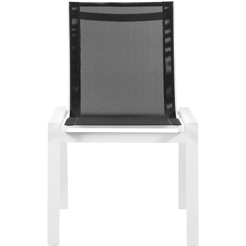 Meridian Furniture Nizuc Black Outdoor Patio Dining Chair (Set of 2)
