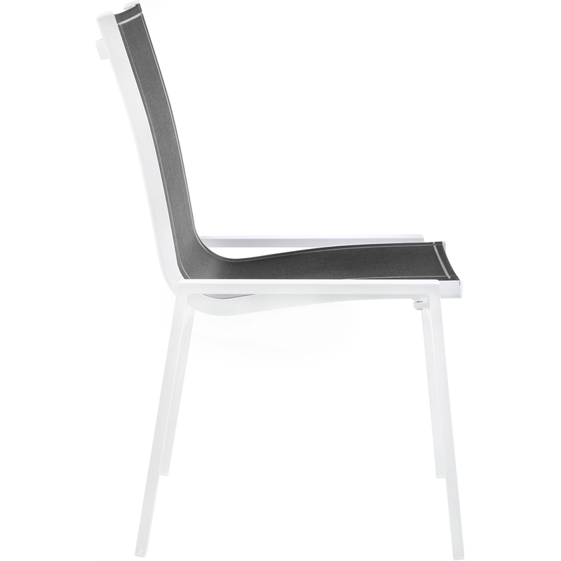 Meridian Furniture Nizuc Black Outdoor Patio Dining Chair (Set of 2)