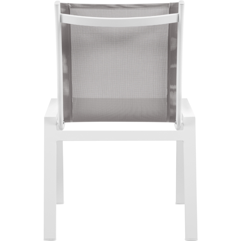 Meridian Furniture Nizuc Grey Outdoor Patio Dining Chair (Set of 2)