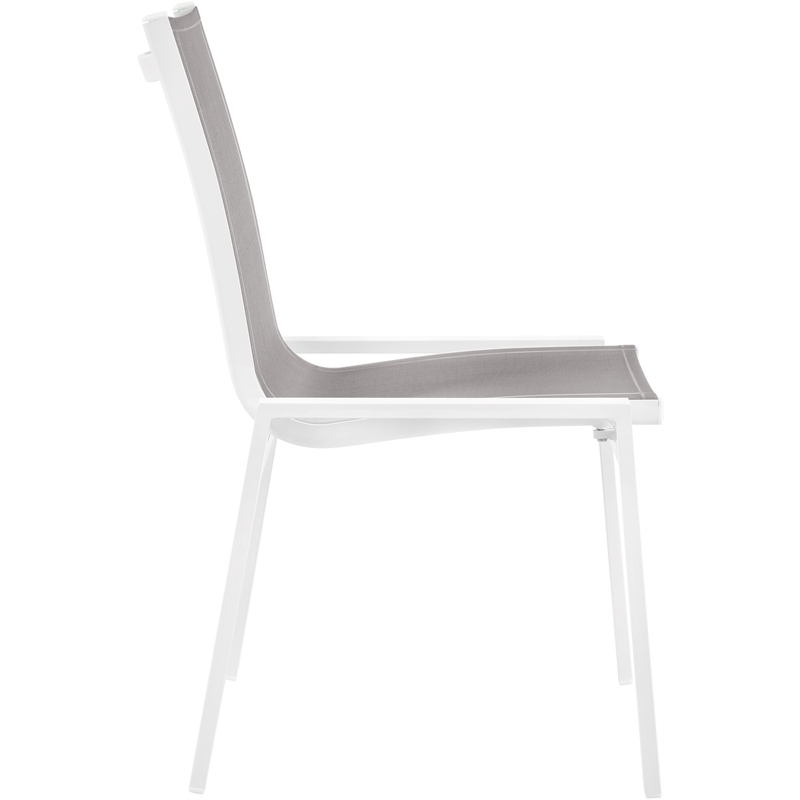 Meridian Furniture Nizuc Grey Outdoor Patio Dining Chair (Set of 2)