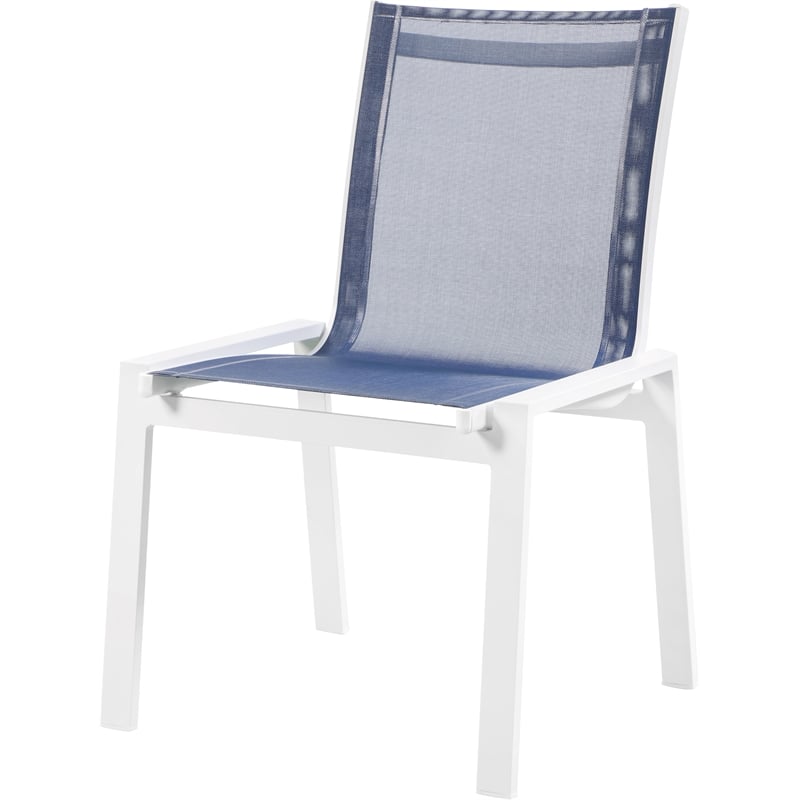 Meridian Furniture Nizuc Navy Outdoor Patio Dining Chair (Set of 2)