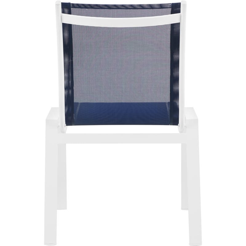Meridian Furniture Nizuc Navy Outdoor Patio Dining Chair (Set of 2)