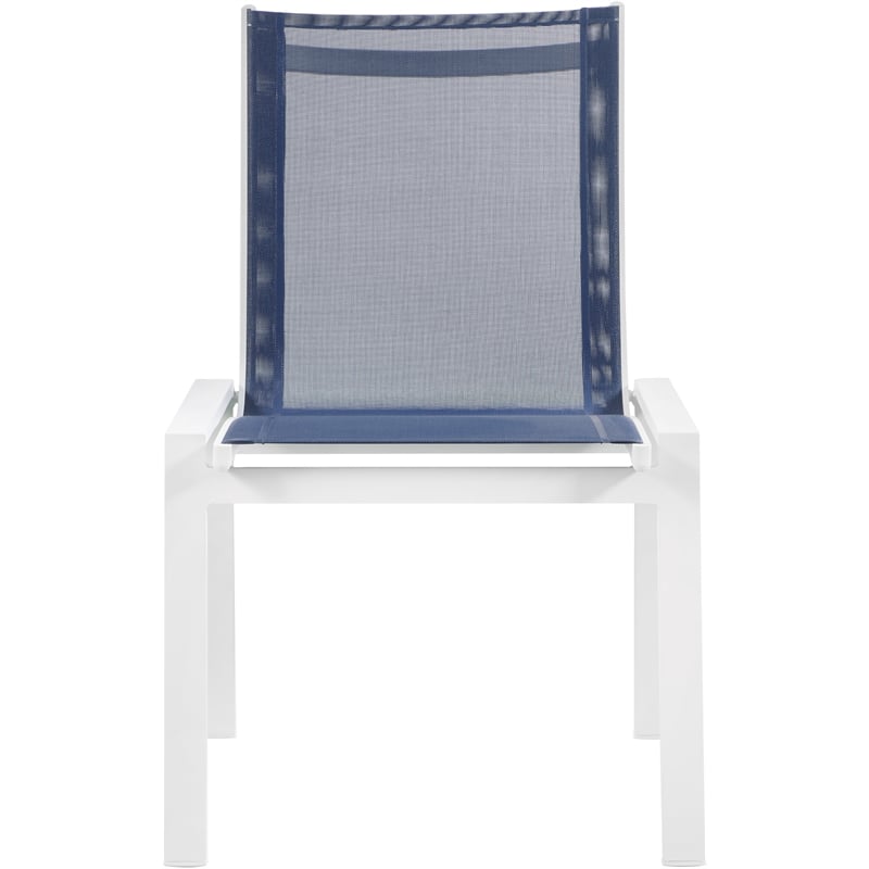 Meridian Furniture Nizuc Navy Outdoor Patio Dining Chair (Set of 2)