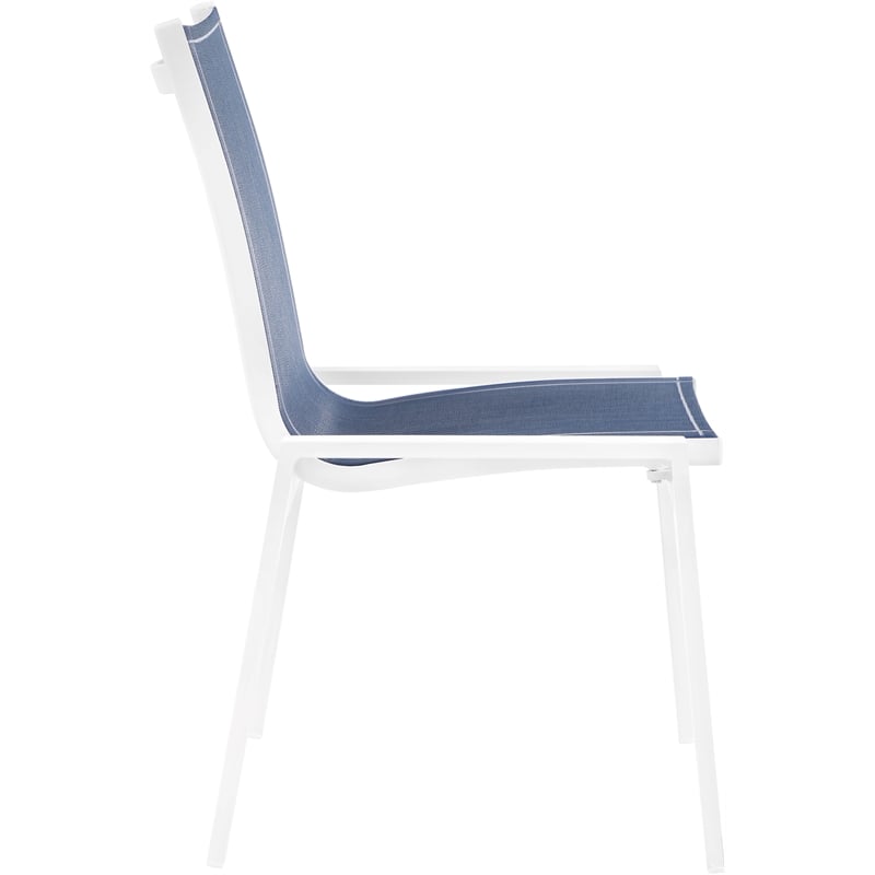 Meridian Furniture Nizuc Navy Outdoor Patio Dining Chair (Set of 2)