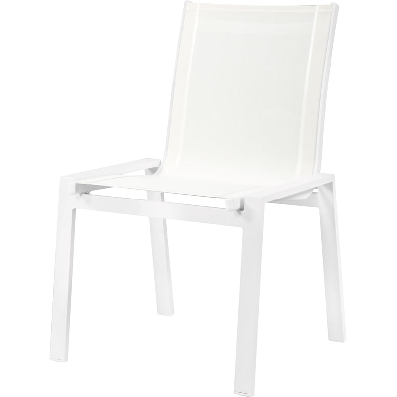 Meridian Furniture Nizuc Off White Outdoor Patio Dining Chair (Set of 2)