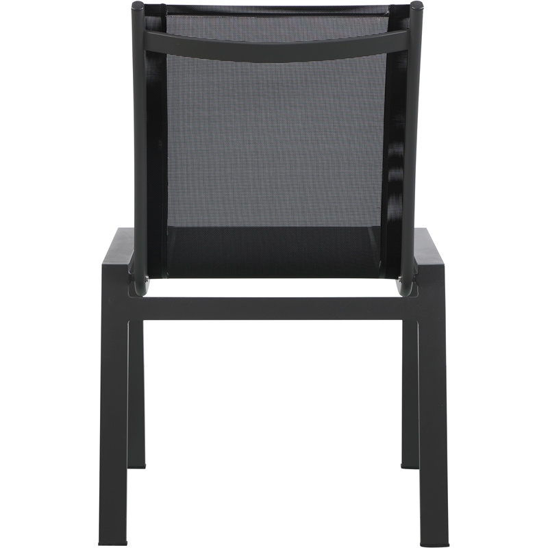 Meridian Furniture Nizuc Black Outdoor Patio Dining Chair (Set of 2)