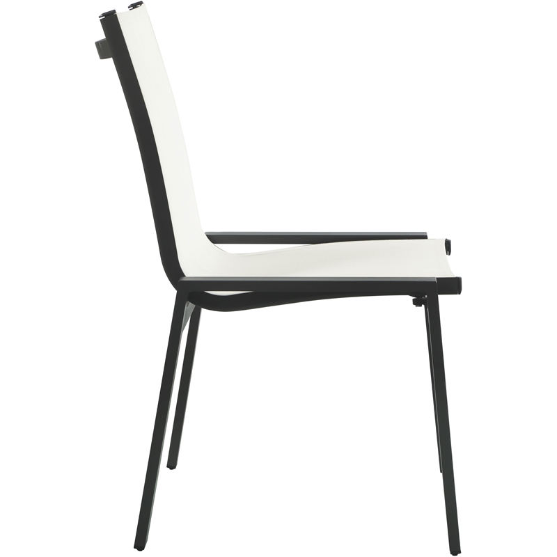 Meridian Furniture Nizuc Off White Outdoor Patio Dining Chair (Set of 2)