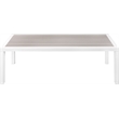 Meridian Furniture Nizuc Grey Wood Outdoor Patio Coffee Table