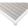 Meridian Furniture Nizuc Grey Wood Outdoor Patio Coffee Table