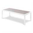 Meridian Furniture Nizuc Grey Wood Outdoor Patio Coffee Table