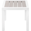 Meridian Furniture Nizuc Grey Wood Outdoor Patio End Table