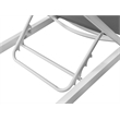 Meridian Furniture Nizuc Grey Outdoor Patio Mesh Chaise Lounge Chair