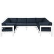 Meridian Furniture Nizuc Navy Outdoor Patio Modular Sectional