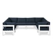 Meridian Furniture Nizuc Navy Outdoor Patio Modular Sectional