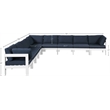 Meridian Furniture Nizuc Navy Outdoor Patio Modular Sectional