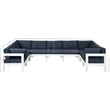 Meridian Furniture Nizuc Navy Outdoor Patio Modular Sectional