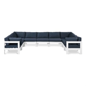 Meridian Furniture Nizuc Navy Outdoor Patio Modular Sectional