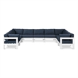 Meridian Furniture Nizuc Navy Outdoor Patio Modular Sectional