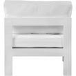 Meridian Furniture Nizuc White Outdoor Patio Armless Chair
