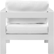 Meridian Furniture Nizuc White Outdoor Patio Arm Chair