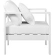 Meridian Furniture Nizuc White Outdoor Patio Arm Chair