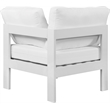 Meridian Furniture Nizuc White Outdoor Patio Corner Chair