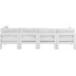 Meridian Furniture Nizuc White Outdoor Patio Modular Sofa