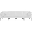 Meridian Furniture Nizuc White Outdoor Patio Modular Sofa
