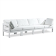 Meridian Furniture Nizuc White Outdoor Patio Modular Sofa