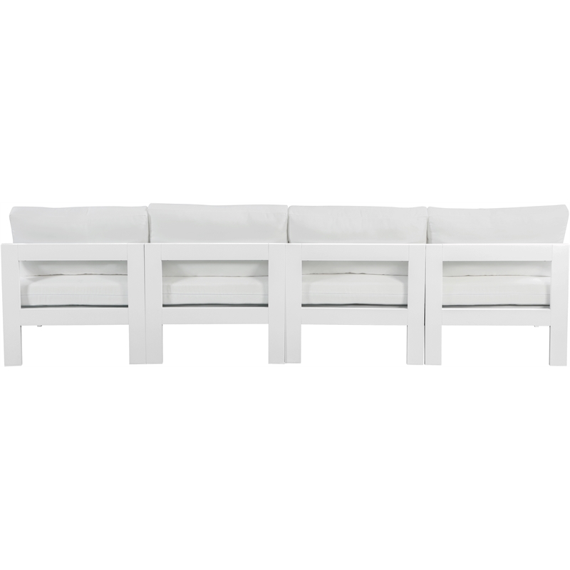 Meridian Furniture Nizuc White Outdoor Patio Modular Sofa