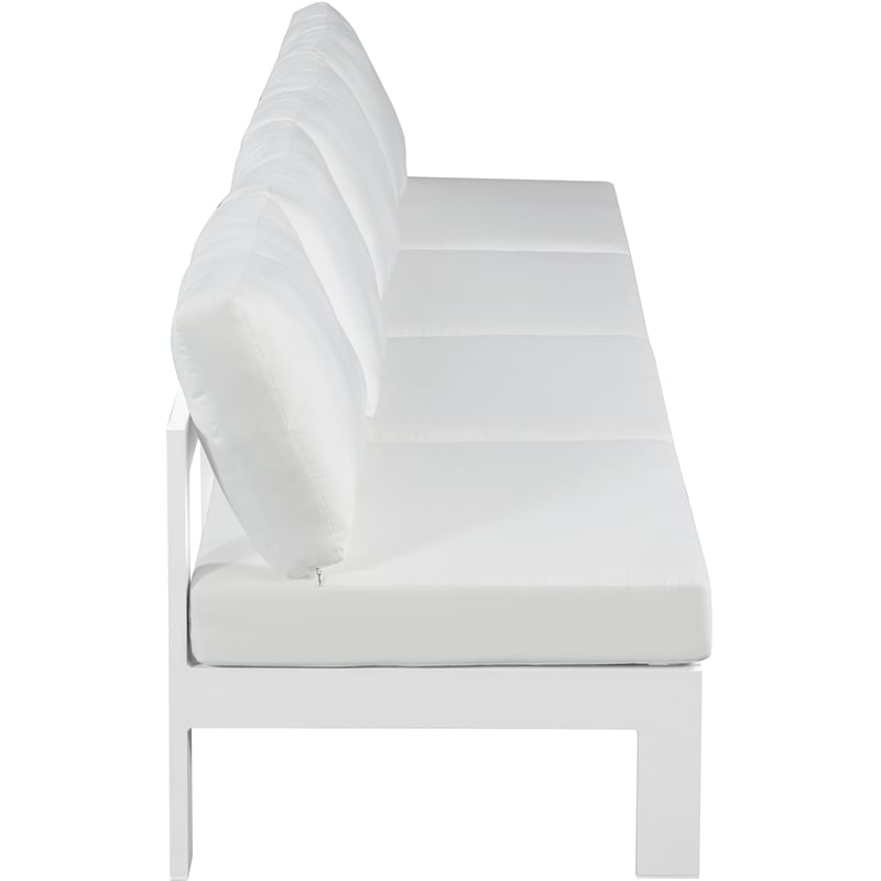 Meridian Furniture Nizuc White Outdoor Patio Modular Sofa
