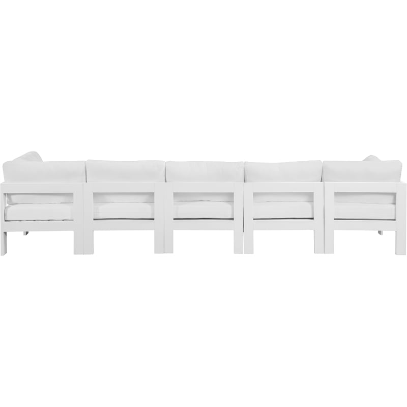 Meridian Furniture Nizuc White Outdoor Patio Modular Sofa
