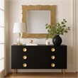Meridian Furniture Golda Gold Leaf Mirror