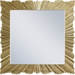 Meridian Furniture Golda Gold Leaf Mirror