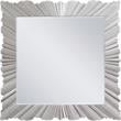 Meridian Furniture Silverton Silver Leaf Mirror
