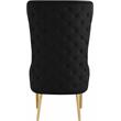 Meridian Furniture Alexander Black Velvet Accent Chair