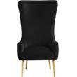 Meridian Furniture Alexander Black Velvet Accent Chair