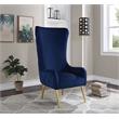 Meridian Furniture Alexander Navy Velvet Accent Chair