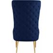 Meridian Furniture Alexander Navy Velvet Accent Chair
