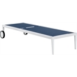Meridian Furniture Nizuc Navy Outdoor Patio Mesh Chaise Lounge Chair